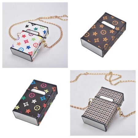 普通便攜煙盒 整包裝二十支裝 空盒PU皮 防壓 高檔 軟硬殼 香煙盒 保護皮套 711超商